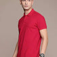 Red Solid Polo T-shirt