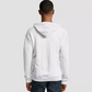 White Zipper Hoodie