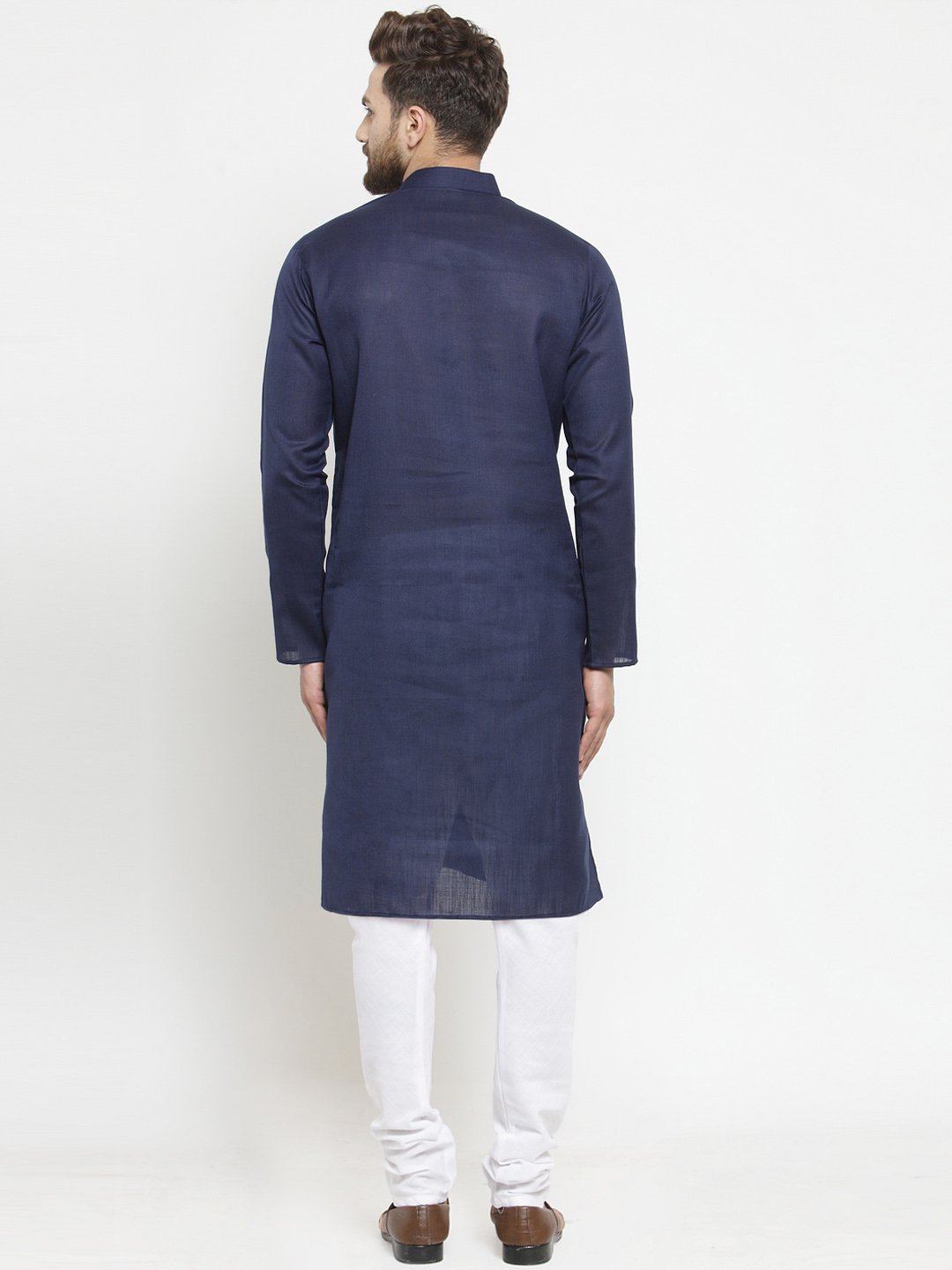 Navy Blue  Straight Kurta Pajama for Men