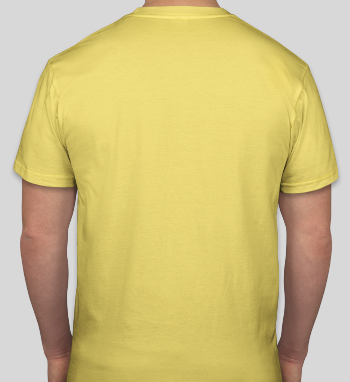 Yellow Round Neck T-Shirt For Men